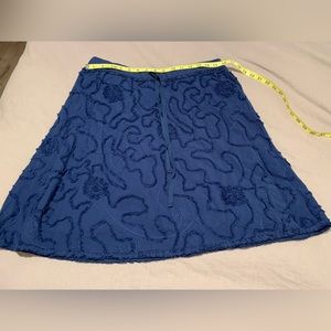 Max studio blue skirt size large